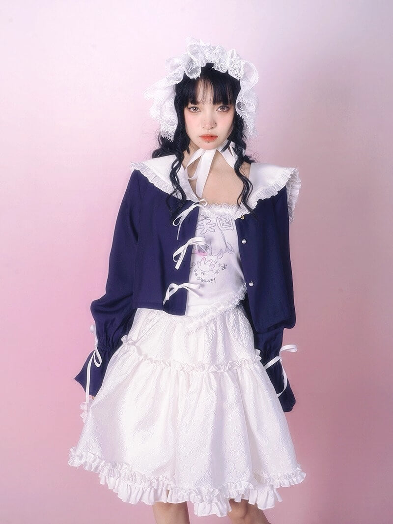公式】Frill Ribbon Doll Sailor Top - Fantage（ファンテージ