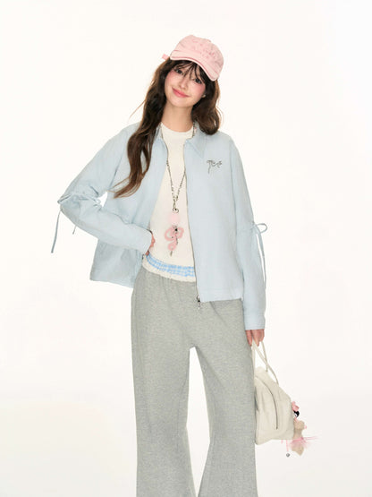 Fluffy Charm Ribbon Blouson（全2色）